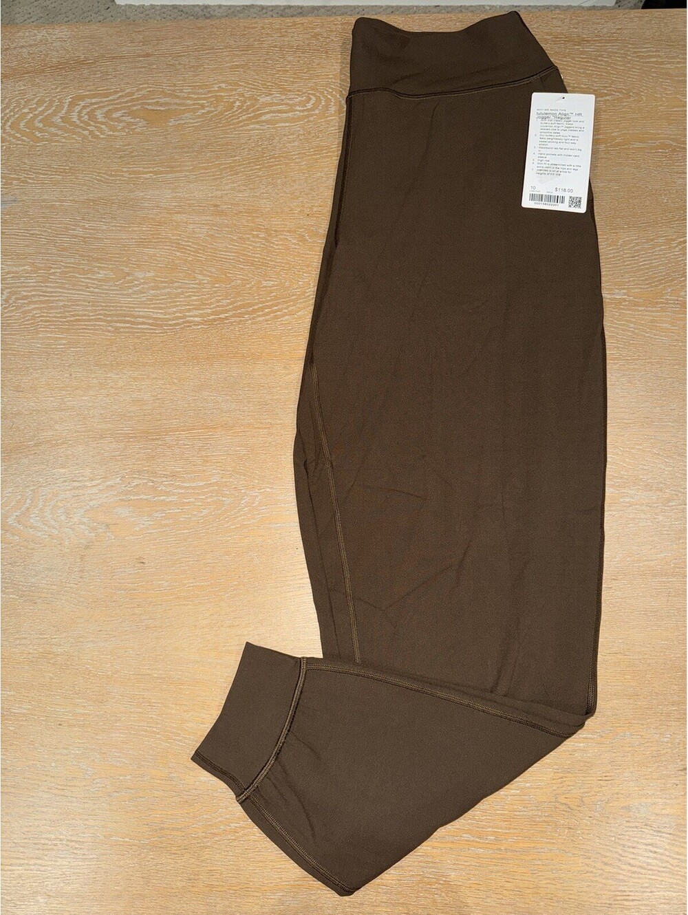 Lululemon Align High-Rise Jogger Regular 28" SIZE 10 Walnut Crunch NWT